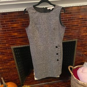 Loft Sleeveless Gray dress